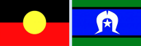 Aboriginal flag and Torres Strait Islander flag