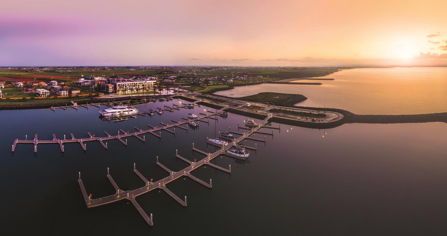 Wyndham Harbour at sunset