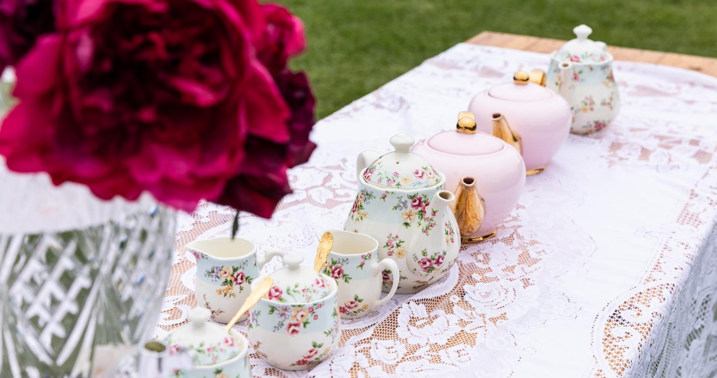 Table set for High-tea
