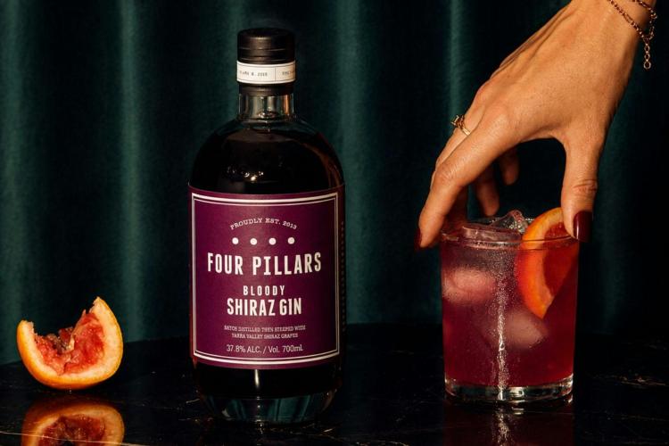 Four Pillars Bloody Shiraz Gin  Bottle