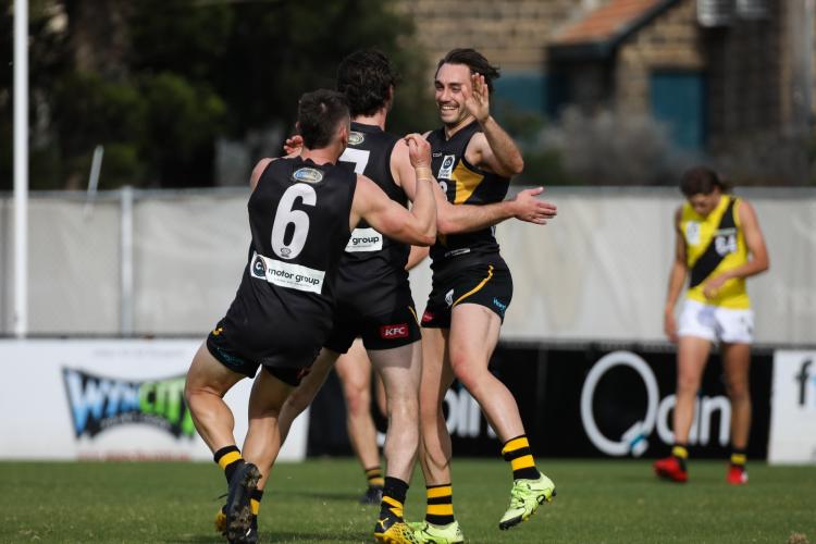 Werribee players celebrating