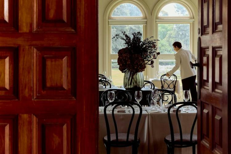 Opening the heritage doors of Joseph's Restaurant at Lancemore Mansion Hotel Werribee Park