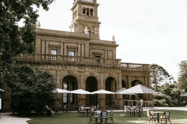 Terrace, Picnics or Alfresco dining in front of Werribee Mansion