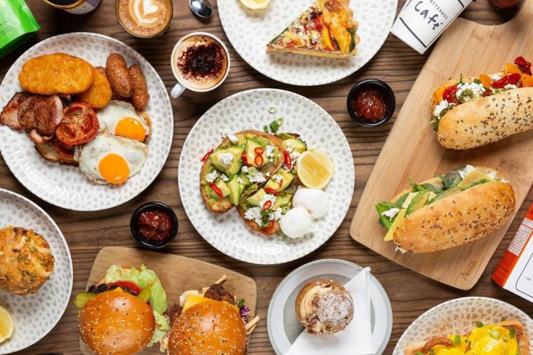 breakfast, brunch, lunch and sweet treats