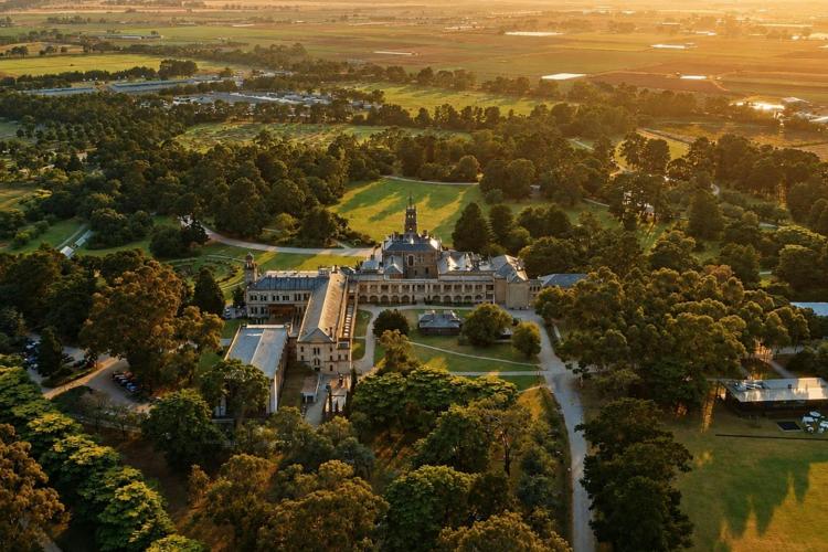 Aerial image of Lancemore Mansion Hotel Werribee Park