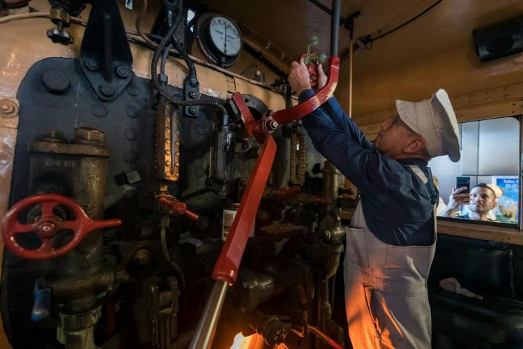 Steamrail Train Driver