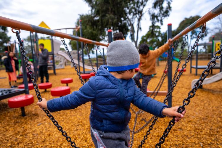 Children playing at Presidents Park