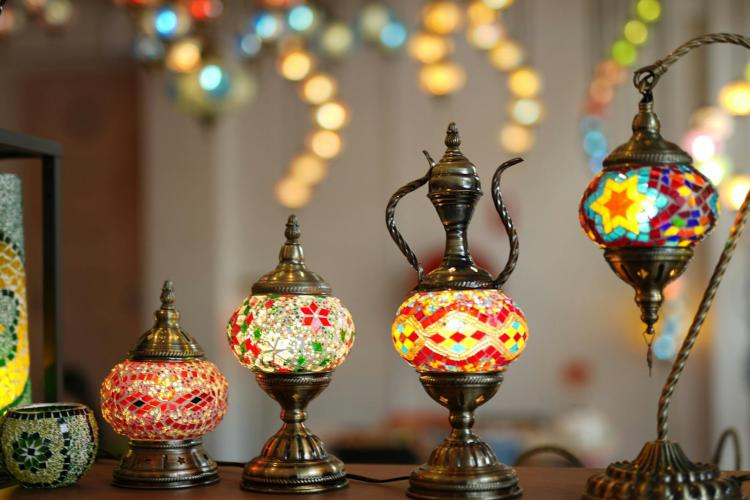 Mosaic Turkish Lamp
