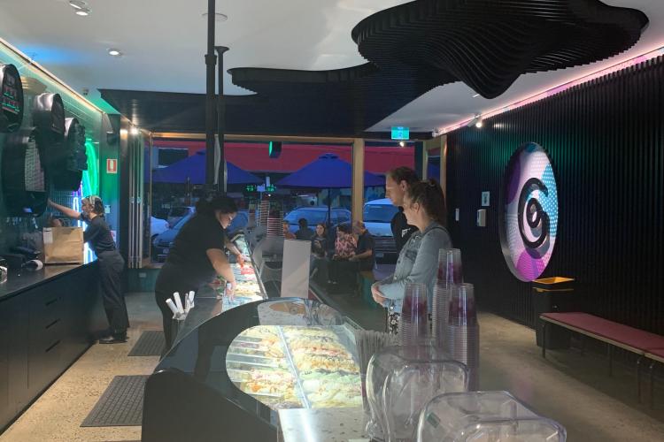 Interior of the store