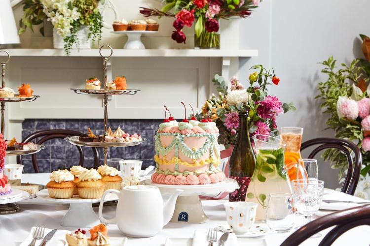 lavish high tea at The Parlour