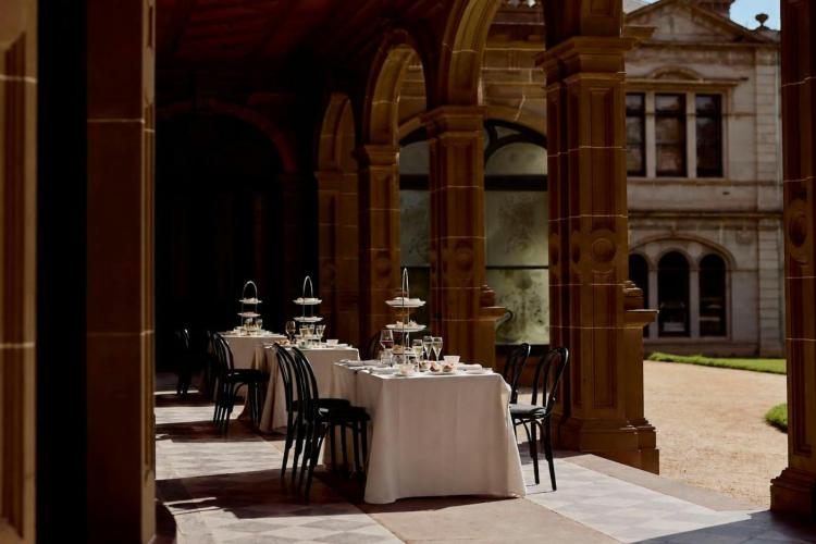 High Tea underneath the heritage arches