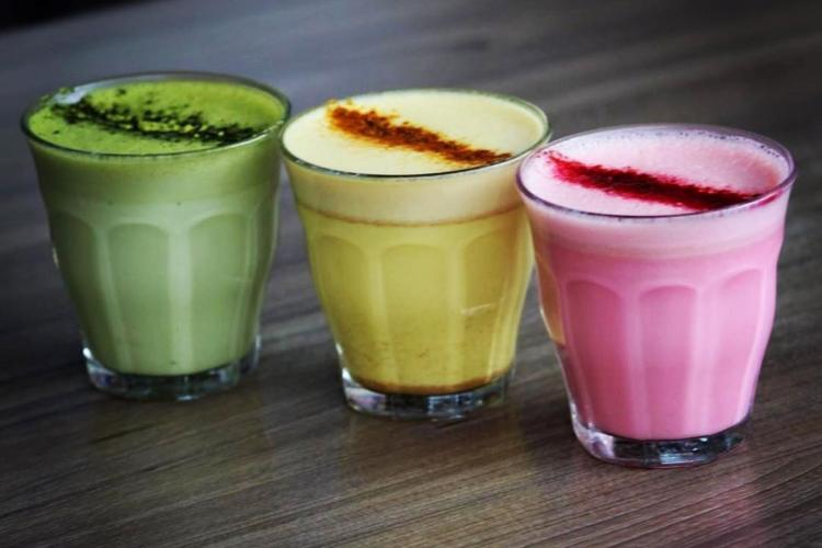 Matcha, Turmeric or Beetroot latte