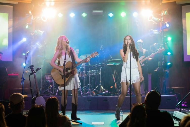 Reputation band performing on stage