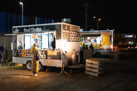 Indian food truck park